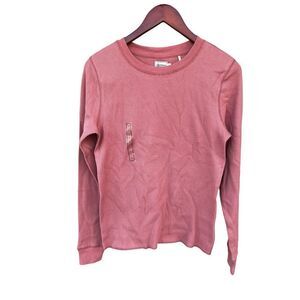 Alpine design woman’s Large Sedona clay waffle knit thermal baselayer